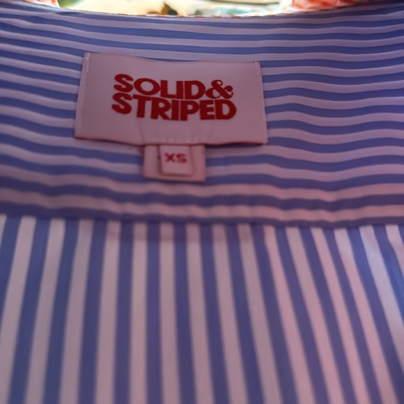 Solid and striped multicolored button-down extra small - Picture 4 of 4